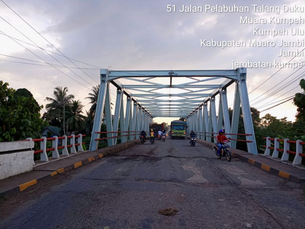 Ada Perbaikan Jembatan Kumpeh, Sistem Buka Tutup Jalan Diberlakukan, Catat Waktunya !!