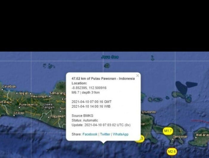 BMKG Minta Warga Siapkan Diri Antisipasi Gempa dan Tsunami 29 Meter