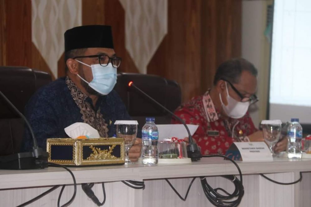 Sekda Pimpin Rapat Persiapan Penyambutan Gubernur dan Wagub Jambi Hasil Pilkda Serentak 2020