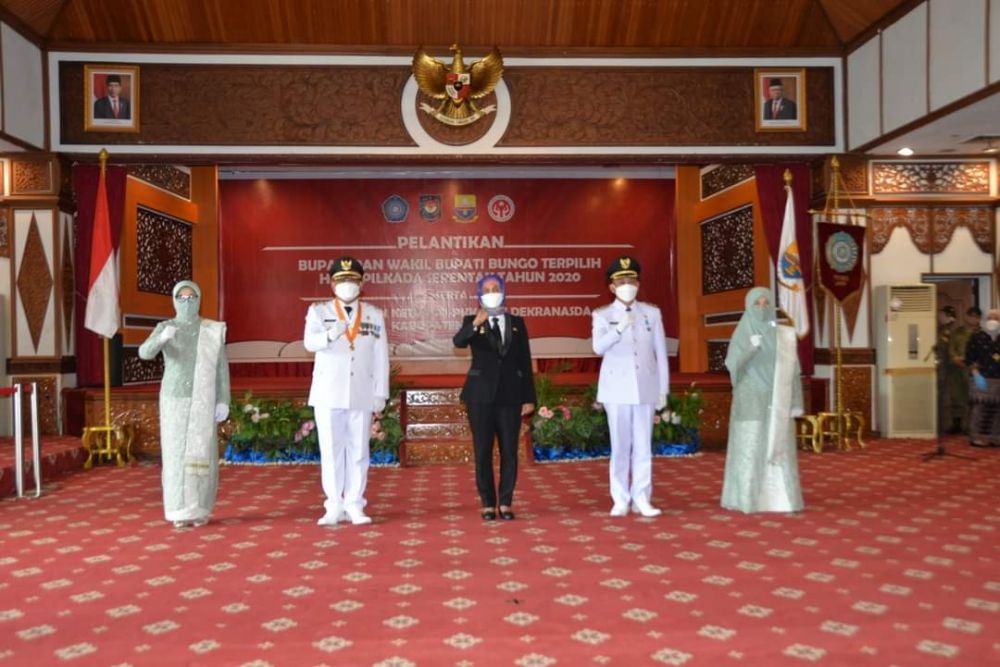 Pj. Gubernur Berharap Bupati dan Wabup Bungo Lakukan Terobosan Pembangunan