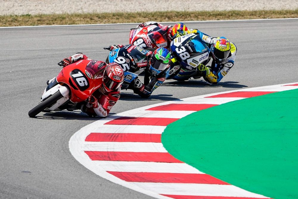 Tempati Pole Position di CEV Barcelona, Mario Jalani Balapan dengan Gigih