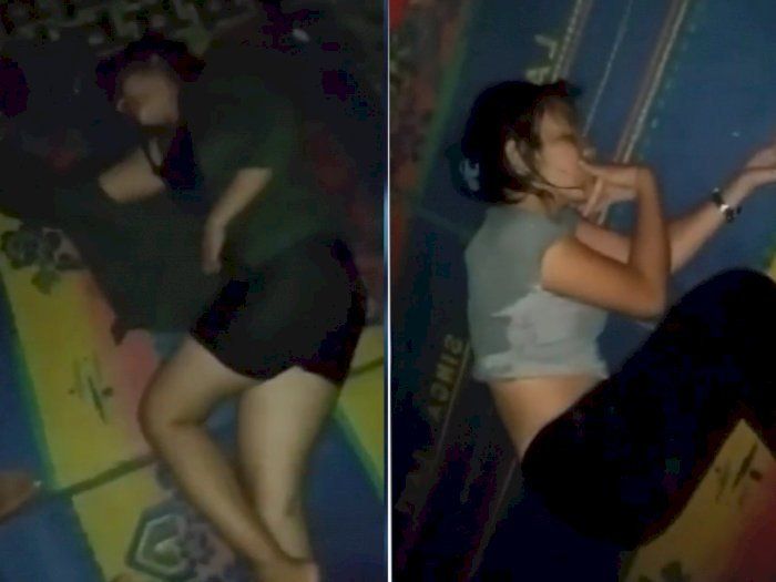 Viral! Dua Cewek Seksi Ini Mabuk Berat Sambil Direkam, Netizen: Kasihan Ibu Bapaknya