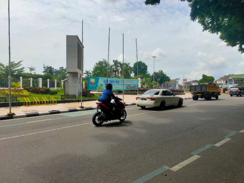 Car Free Day Depan Kantor Gubernur Jambi Ditiadakan Mulai Minggu Ini