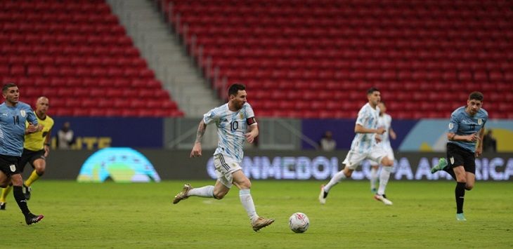 Menangi Laga Ketat Kontra Uruguay, Argentina Puncaki Grup A Copa America 2021