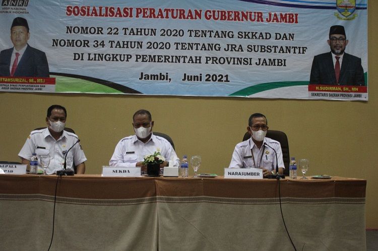 Sosialisasi Pergub Jambi Nomor 22 dan 34 Tahun 2020 DPAD Provinsi Jambi