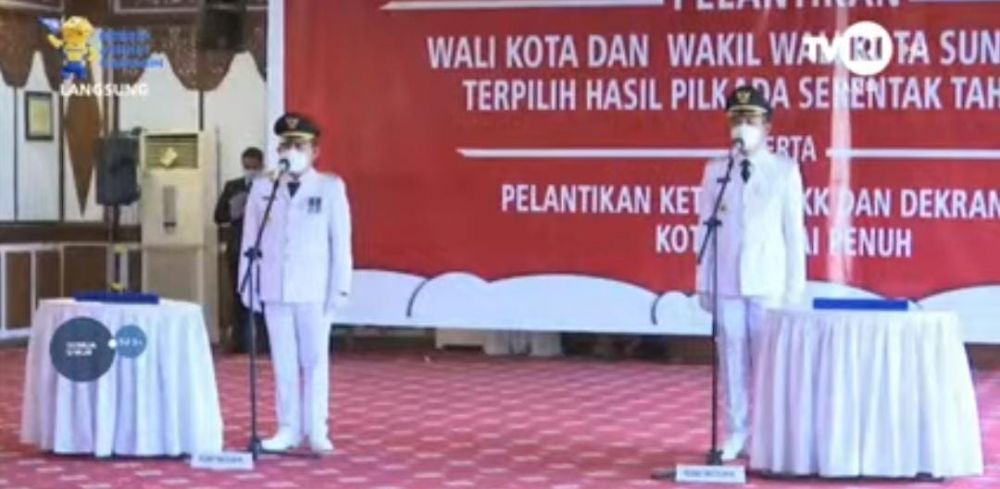 Pj Gubernur Jambi Resmi Lantik Ahmadi Zubir- Antos Jadi Walikota/Wawali Sungai Penuh