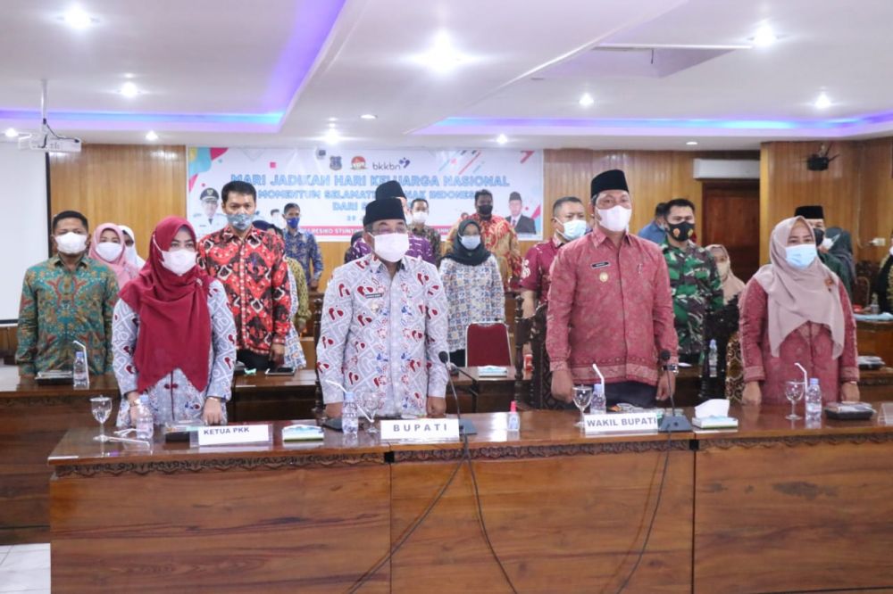 Bupati dan Wabup Tanjabbar Hadiri Harganas Ke 28 Tahun 2021