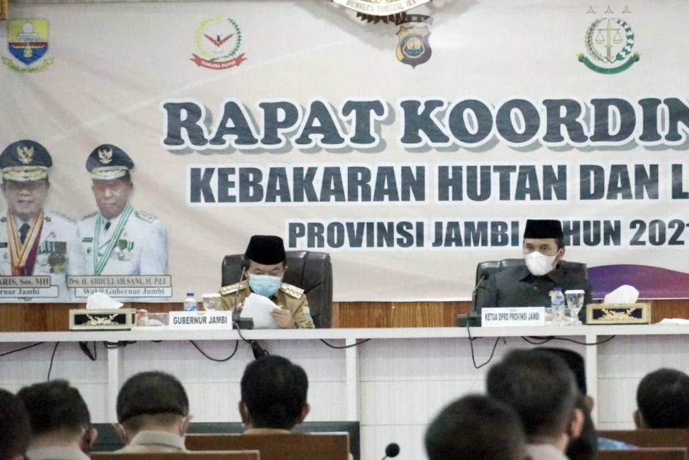 Gubernur Tekankan Sinergitas dan Koordinasi Atasi Karhutla