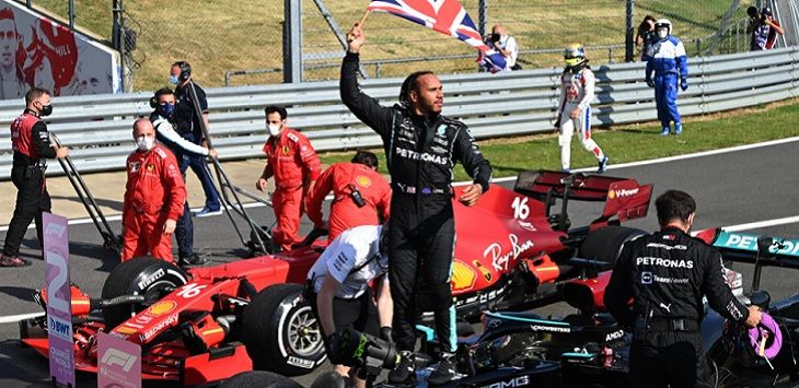 Lewis Hamilton Juara GP Inggris, Sempat Tabrakan dengan Verstappen dan Kena Penalti 10 Detik