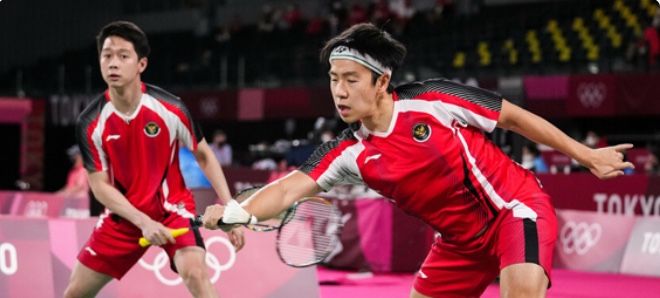 Astaga! Kalah dari Ganda Malaysia, Kevin/Marcus Gagal ke Semifinal Olimpiade 2020, Kevin Sempat Emosi dan Bant