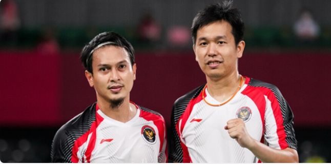 Hendra/Ahsan Hajar Jagoan Tuan Rumah dan Lolos Semifinal Olimpiade, The Daddies Memang Tua-tua Keladi