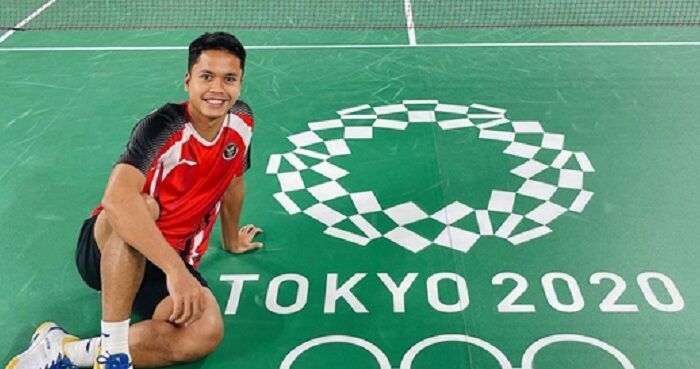 Libas Jagoan Tuan Rumah, Anthony Sinisuka Ginting Lolos 8 Besar Olimpiade 2020