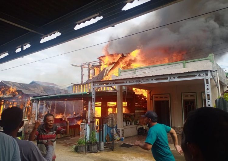 Kebakaran Hebat Terjadi di Tanjabbar