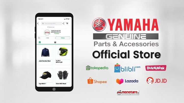 Semakin Mudah Beli Produk Aftersales Asli Yamaha di Yamaha Motor Genuine Official Store!