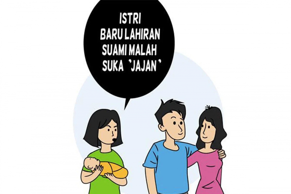 Istri Melahirkan, Suami Hobi Jajan Sembarangan