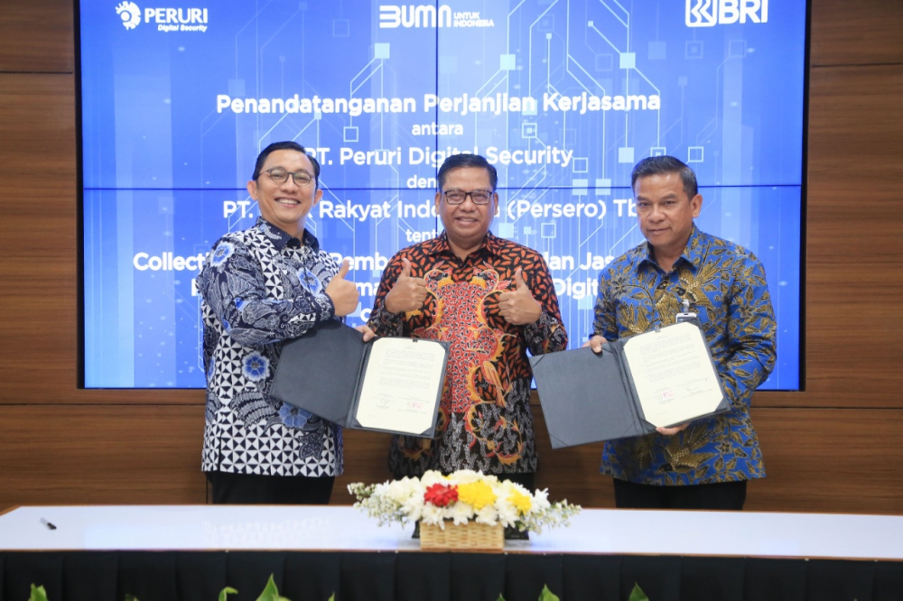  BRI Sinergikan Ekosistem Digital dengan Peruri Digital Security (PDS)