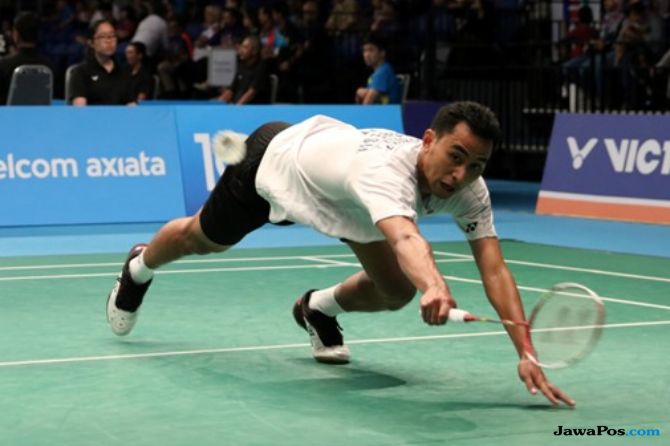 Pemain India Menyerah, Tommy Sugiarto Lolos Semifinal Denmark Open 2021