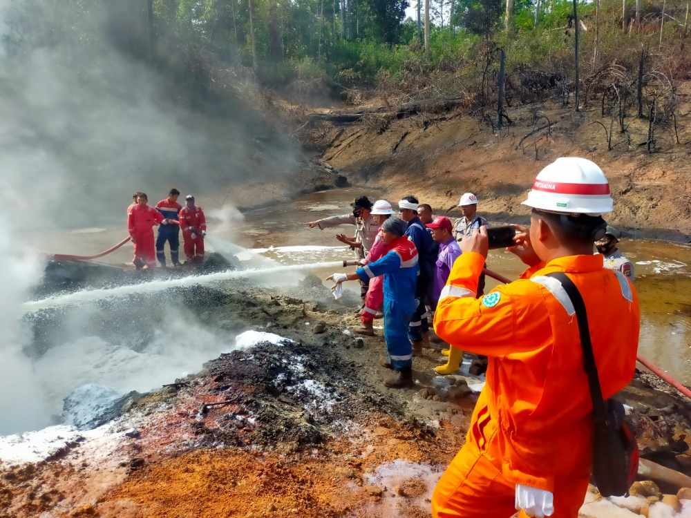 39 Hari Berjibaku, Sumur Illegal Drilling Padam, Segini Luasan Hutan yang Terbakar