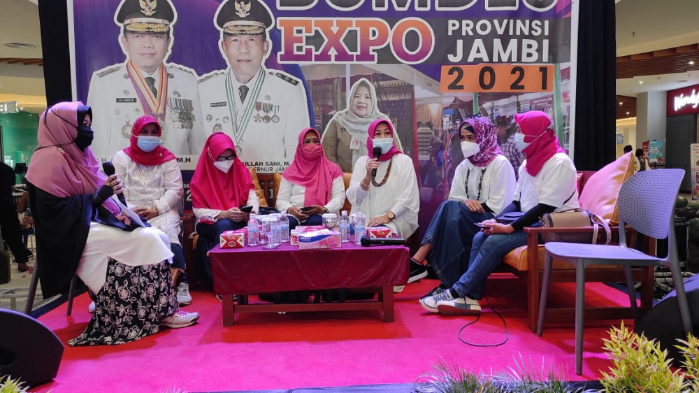 Forum Puspa Jambi Gelar Talkshow dan Demo Kuliner dalam BUMDes Expo 2021