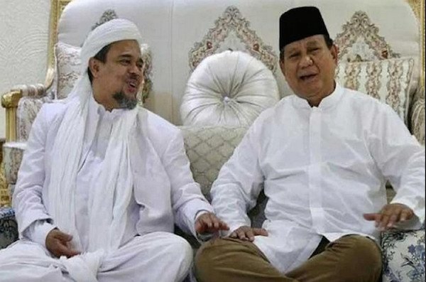 Ngeri, Habib Rizieq Shihab Telah Kecewa Kepada Prabowo