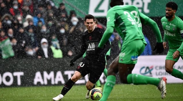  St Etienne vs PSG 1-3, Leo Messi Catat Rekor di Ligue 1