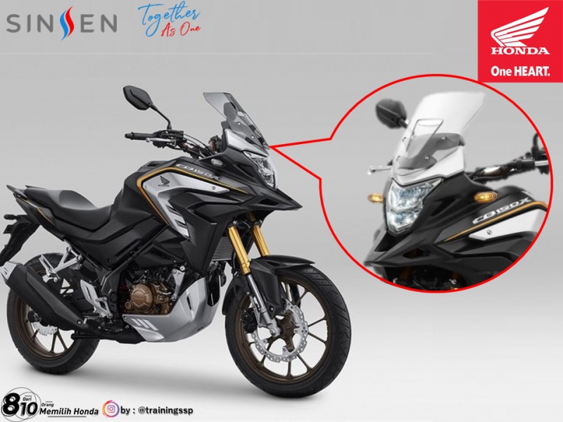 New CB150X, Tahan Angin dan Nyaman Dikendara