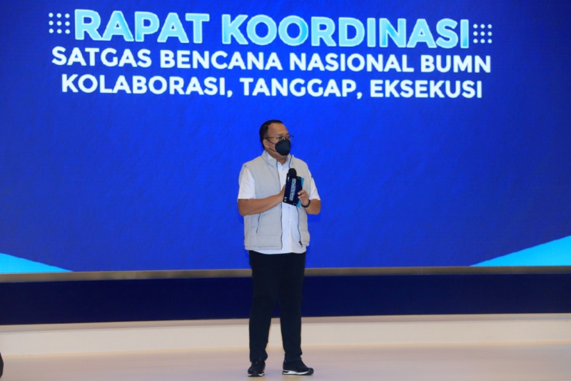 Erick Thohir: Satgas Bencana Nasional BUMN, Perkuat Integrasi Sistem & Peran untuk Indonesia