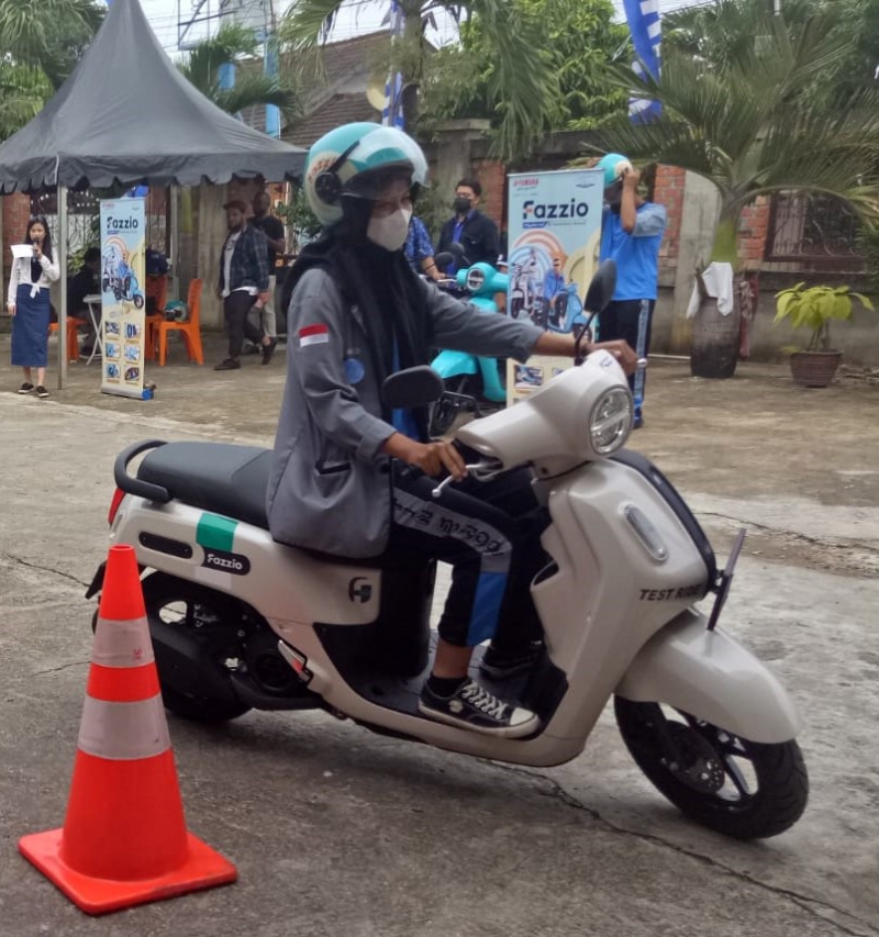 Yamaha Fazzio Hadir di SMA 12 Jambi