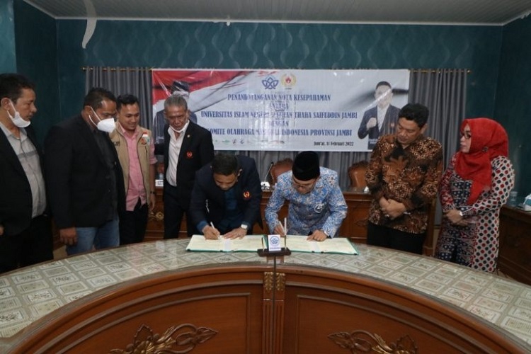 UIN SUTHA Bersinergi Dengan KONI Provinsi