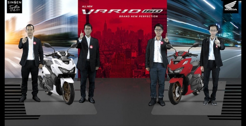 Sinsen Luncurkan Skutik Premium Sporti All New Honda Vario 160