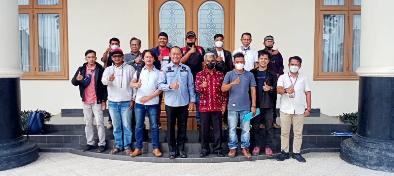 Bupati Sukandar Lepas Peserta Press Tour Goes To Kerinci