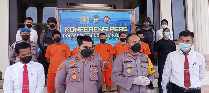 OPS Antik Siginjai 2022, Polres Tanjabbar Amankan Lima Tersangka