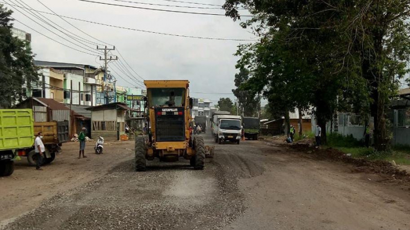 Akan Ditangani Permanen, Kerusakan Ruas Jalan Lingkar Selatan   