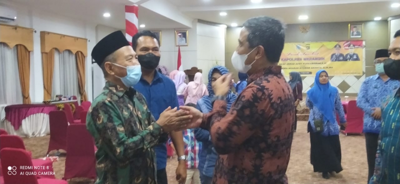 Pisah Sambut, Bupati Berat Lepas AKBP Irwan,  Irwan: Merangin Kampung Kedua Saya   