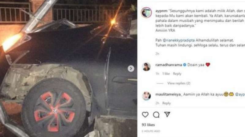 Ini Kondisi Mobil Rian Vokalis DMasiv Usai Kecelakaan di Situbondo