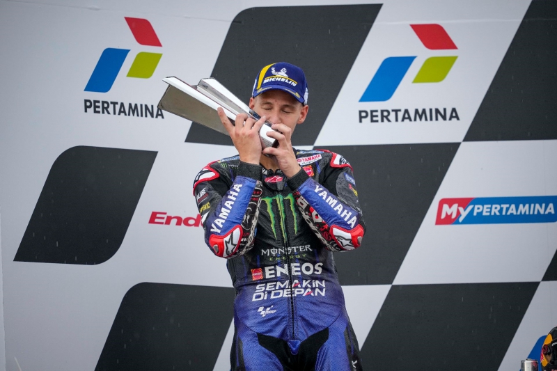 Hasil Mengesankan Quartararo Podium Kedua di Indonesia