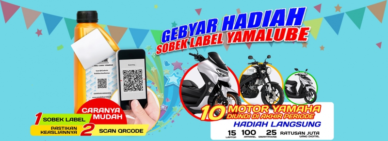 Tiga Bulan Lagi Kesempatan Bawa Pulang Motor Yamaha di Gebyar Hadiah Sobek Label Yamalube  