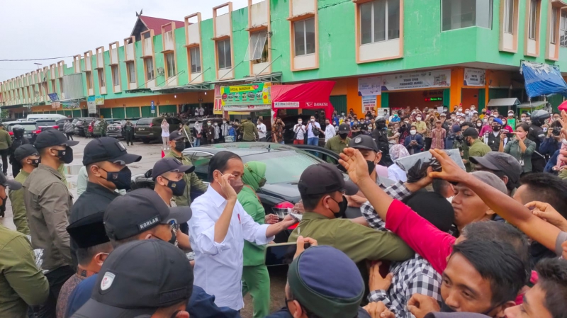 Jambi Tempat Perdana Launching BLT Minyak Goreng di Jambi, Ini Pesan Presiden Jokowi