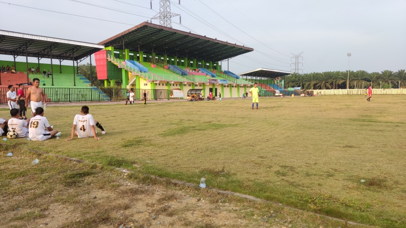 Stadion Bumi Masurai Merangin Bisa Bermain Bola Sore hingga Malam Hari