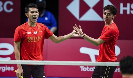 Ganda Putra Fajar Alfian/Muhammad Rian ArdiantoTembus Final Korea Open 2022