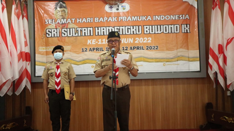 Kwarda Jambi Peringati Hari Bapak Pramuka Indonesia ke-110