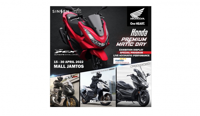 Banyak Penawaran Menarik, Segera Kunjungi Event Honda Premium Matic Day di Jamtos