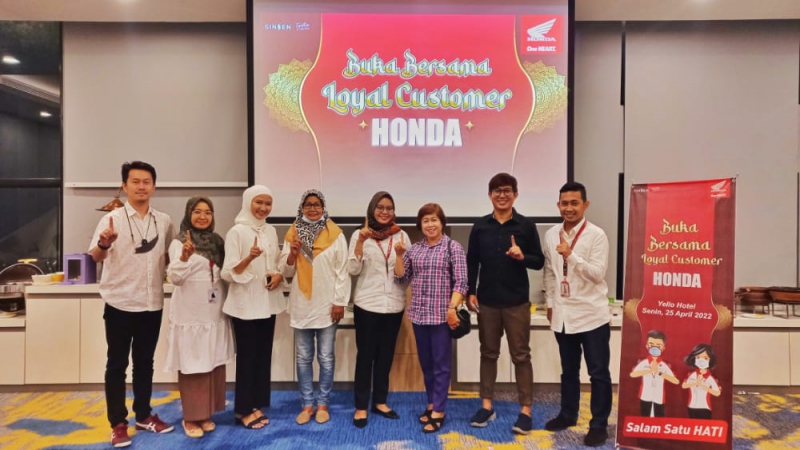 Pererat Tali Silaturahmi, Sinsen Gelar Buka Puasa Bersama Customer Loyal Honda