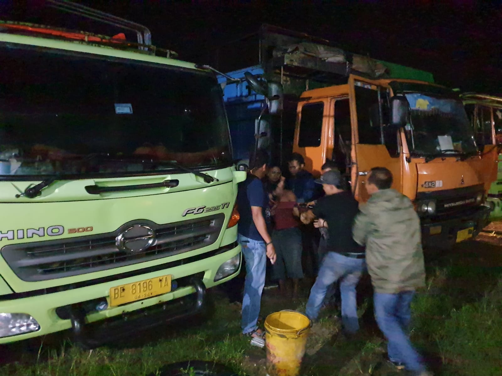 Tabrak Lari hingga Anggota Brimobda Jambi Meninggal Dunia, Sopir Truk Fuso Diamankan di Bayung Lincir