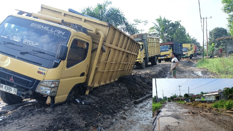 Kondisi Jalan di Lambur II Rusak Parah, Pantaskah Mereka Teriak Merdeka?