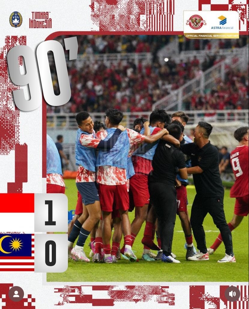 Sikat Malaysia 1-0, Indonesia U-19 Tantang Thailand di Final AFF U-19