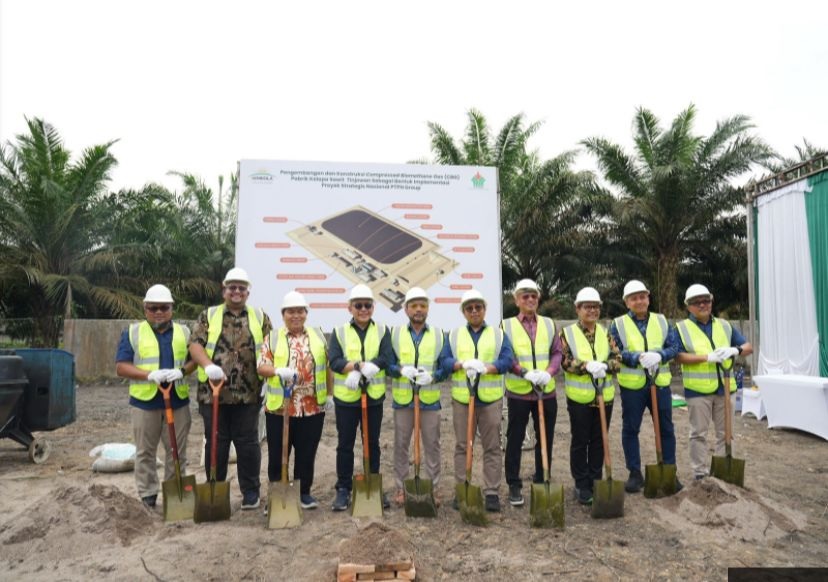 Pabrik Gas Biometan Pertama dari Limbah Kelapa Sawit Mulai Dibangun PTPN IV di Simalungun