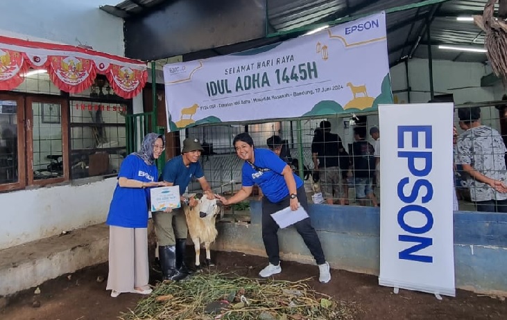 Idul Adha 1445 H: Epson Indonesia Membawa Semangat Berbagi dalam Perayaan Idul Adha melalui Kegiatan CSR 