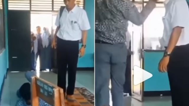 Video Viral Seorang Siswa Tampar Guru di Kelas, Selengkapnya Baca di Sini..