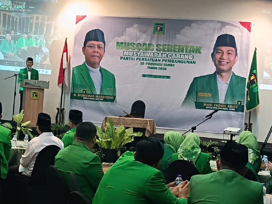 Dibuka Ketum Mardiono, PPP Jambi Gelar Muscab Serentak 